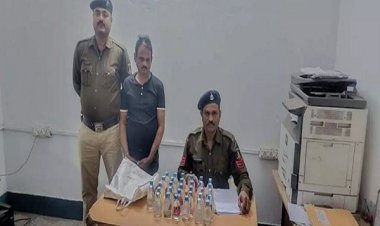अवैध शराब बेचने वाला गिरफ्तार