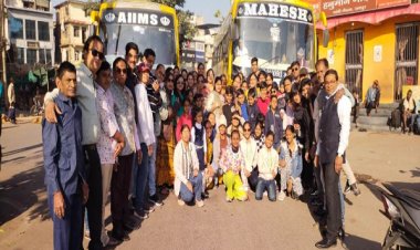 बड़ा मंदिर की पाठशाला के बच्चों ने गगरेल डैम में मनाई पिकनिक