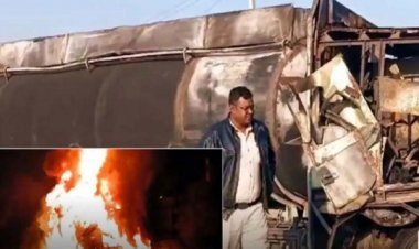 छत्तीसगढ़ में भीषण हादसा, डीजल से भरे टैंकर व ट्रेलर में हुई जबरदस्त टक्कर, 3 जिंदा जले