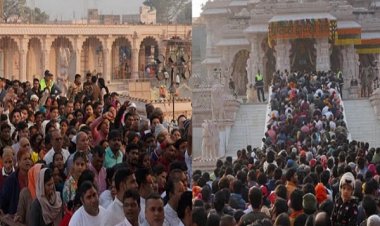 96 घंटे में 65 लाख श्रद्धालु अयोध्या पहुंचे