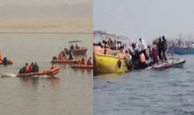 महाकुंभ में हादसे के बाद UP में पलटी नाव, उड़ीसा के 60 लोग थे सवार
