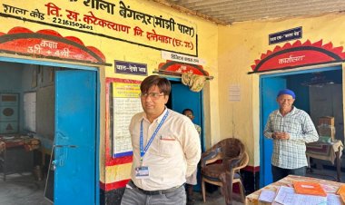 प्रेक्षक ने किया कटेकल्याण मतदान केंद्र का निरीक्षण