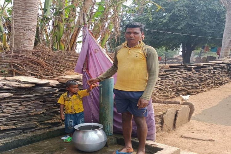 जल जीवन मिशन से विश्वप्रसिद्ध पर्यटन ग्राम तीरथगढ़ के हर घर पहुंचा जल