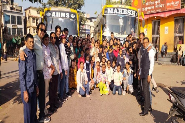 बड़ा मंदिर की पाठशाला के बच्चों ने गगरेल डैम में मनाई पिकनिक