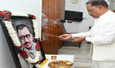 मुख्यमंत्री ने पं. दीनदयाल उपाध्याय की पुण्यतिथि पर किया नमन