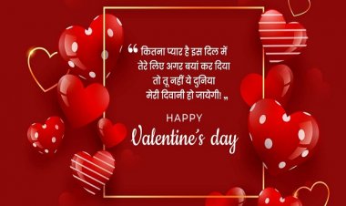 सनम को भेजें प्यार-मोहब्बत वाली शायरियां, खास बनाएं अपना वैलेंटाइन डे