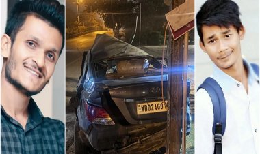 रायपुर में बिजली के खंभे से टकराई तेज रफ्तार कार, दो युवकों की मौत