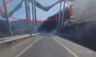 साउथ कोरिया में भरभरा कर ढह गया पुल, फिल्मी सीन की तरह दिखा हादसा