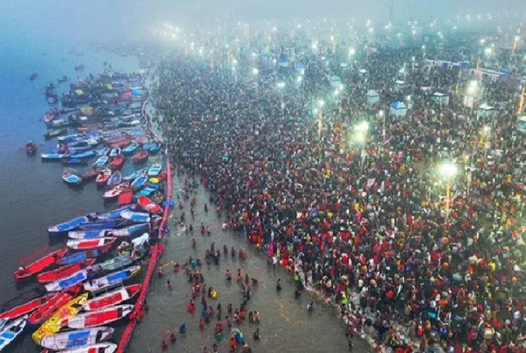 महाकुंभ 2025: संगम के सभी रास्तों पर 10 KM तक आस्था का जनसैलाब