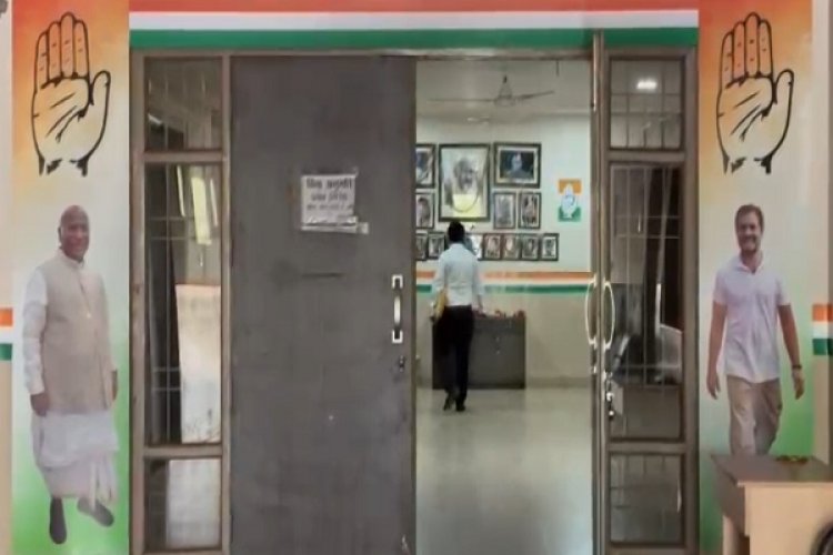 ईडी की टीम पहुंची कांग्रेस मुख्यालय, महामंत्री गैंदु से की पूछताछ...