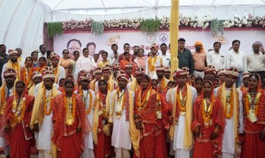 मुख्यमंत्री कन्या विवाह योजना के तहत 150 जोड़़े परिणय सूत्र में बंधे