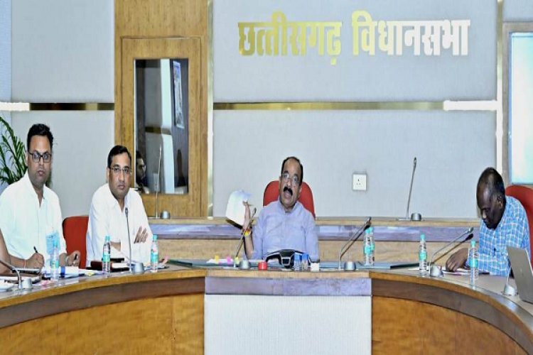 डिप्टी सीएम साव ने की नगरीय निकायों के कार्यों की समीक्षा