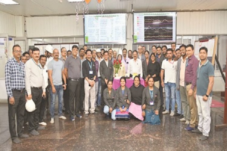 ब्लास्ट फर्नेस-8 और ब्लास्ट फर्नेस शॉप ने हॉट मेटल उत्पादन का नया कीर्तिमान स्थापित किया