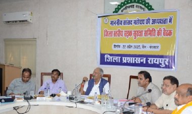 यातायात सुधार के लिए प्रशासन-जनप्रतिनिधि मिलकर करें प्रयास : बृजमोहन अग्रवाल