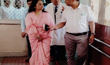 आयुक्त चिकित्सा शिक्षा शिखा राजपूत तिवारी ने अम्बेडकर अस्पताल का किया निरीक्षण