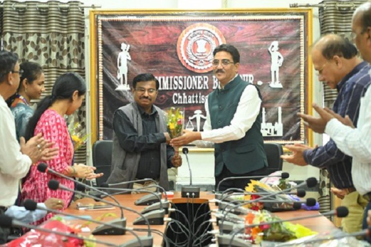 बिलासपुर संभागायुक्त सुनील जैन ने कार्यभार ग्रहण किया