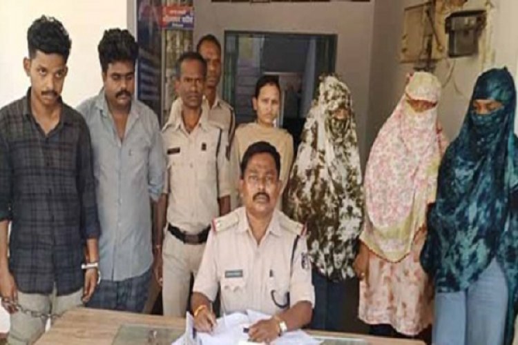 देह व्यापार करने वाले गिरोह के 3 महिला व 2 पुरुष गिरफ्तार