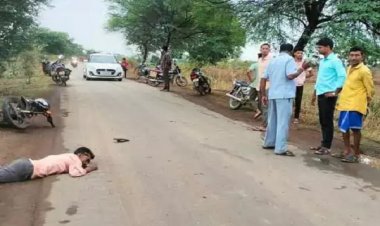 तेज रफ्तार बाइक ट्रैक्टर से टकराई, युवक की मौत