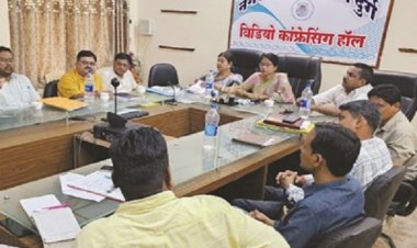 जल संकट को लेकर महापौर अलका बाघमार ने ली अधिकारियो की बैठक