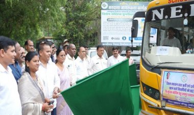 कोरबा के 150 मेधावी विद्यार्थी नीट-जेईई कोचिंग के लिए रायपुर रवाना