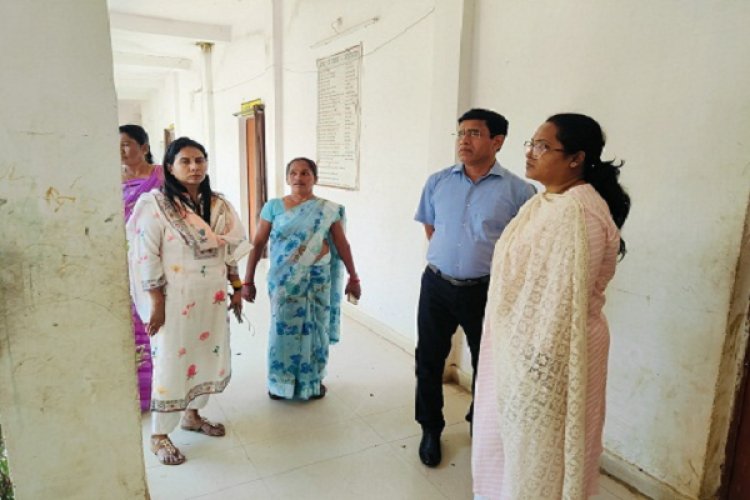 कलेक्टर और एसपी ने औंधी क्षेत्र के विभिन्न संस्थाओं का किया आकस्मिक निरीक्षण