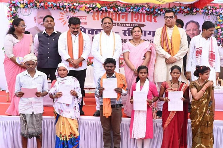 मुख्यमंत्री पहुंचे सीतागांव समाधान शिविर: 132 केवी सब स्टेशन सहित कई घोषणाएं