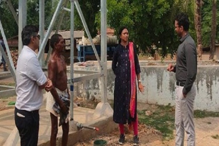 सुशासन तिहार : क्रेडा सीईओ का कोण्डागांव जिले में दौरा