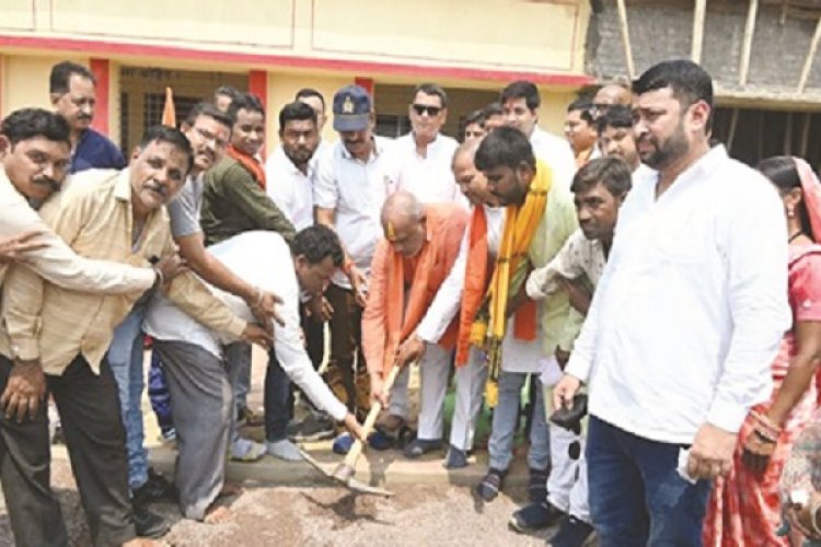 विधायक ललित चन्द्राकर ने 4 करोड़ के कार्यों का लोकार्पण किया