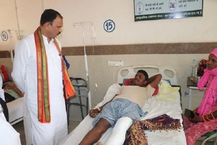 स्वास्थ्य मंत्री एक दिवसीय प्रवास पर पहुंचे कोरबा