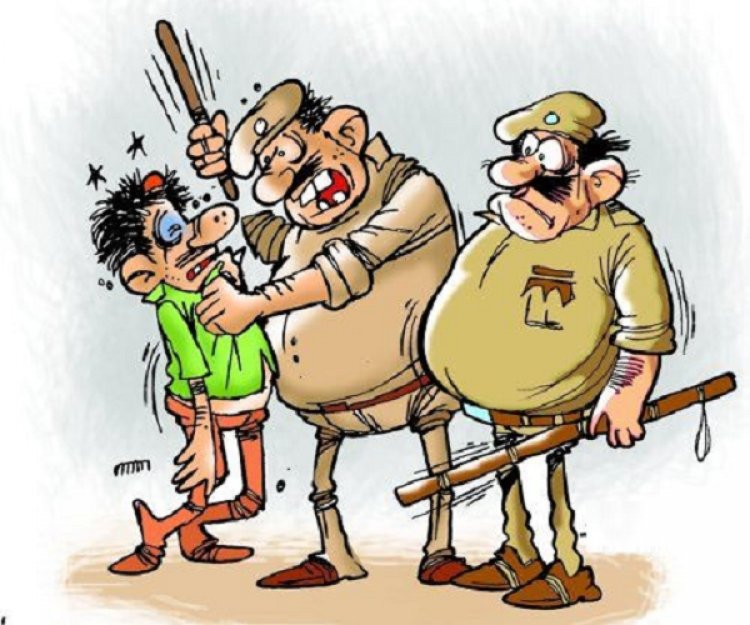 कुटरू SDOP ने पंचायत कर्मियों को बीच सड़क पीटा, भाजपा व पंचायत संघ ने घेरा थाना