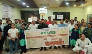 एनआईटी रायपुर ने आयोजित किया वाकेथान और शपथ समारोह