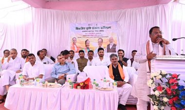 मंत्री नेताम ने की सहकारी समितियों के भवनों व चबूतरा निर्माण की घोषणा