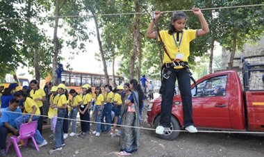 गुरुकुल पब्लिक स्कूल में एडवेंचर समर कैंप शुरू, 300 बच्चों ने लिया हिस्सा