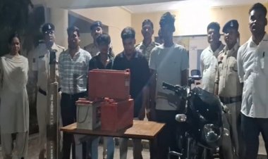 भटगांव पुलिस की बड़ी कार्रवाई: चोरी के सामान सहित 4 आरोपी गिरफ्तार