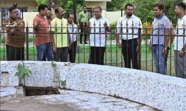 आयुक्त ने बंद फौव्वारे को चालू करने के दिए निर्देश