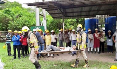 ऑक्सीजन प्लांट-2 में आपदा प्रबंधन मॉक ड्रिल का सफल आयोजन