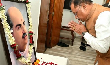 मुख्यमंत्री ने डॉ. श्यामा प्रसाद मुखर्जी को दी श्रद्धांजलि