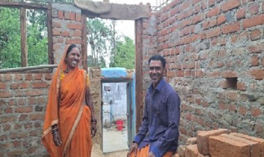 पीएम आवास होगा तैयार, हितग्राहियों को मिल रही खुशियां अपार