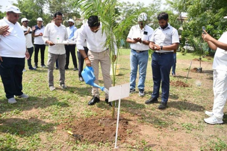 विश्व पर्यावरण दिवस पर मंडल रेल प्रबंधक ने किया पौधरोपण