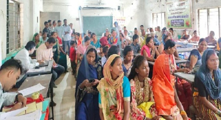 कुदुरमाल शिविर में ग्रामीण हुए लाभान्वित