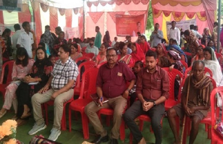 धरती आबा अभियान के तहत बागबाहरा में जनकल्याणकारी शिविर आयोजित