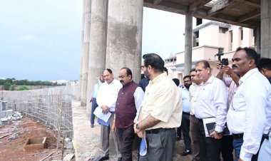 डिप्टी सीएम साव ने किया निर्माणाधीन विधानसभा भवन का निरिक्षण