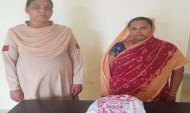 गांजा बेचती महिला गिरफ्तार, मादक पदार्थ जब्त