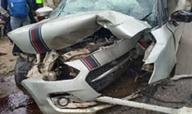 तेज रफ्तार कार पुल से टकराई, दो महिलाओं की हुई मौत