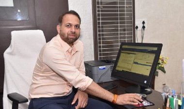 कलेक्टर ने ई-ऑफिस अंतर्गत कार्य का किया शुभारंभ