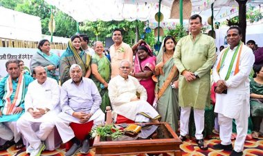 भूपेश ने मनाया हरेली तिहार, साय सरकार पर बोला हमला...