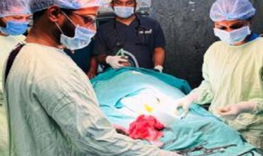 सिम्स में सोनोग्राफी की मदद से निकाले गए लोहे के चार तार, 10 वर्षीय बालक के पैर दर्द से मिली राहत