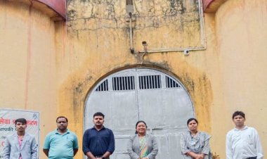 जिला विधिक सेवा प्राधिकरण सचिव ने किया नारायणपुर उप जेल का निरीक्षण