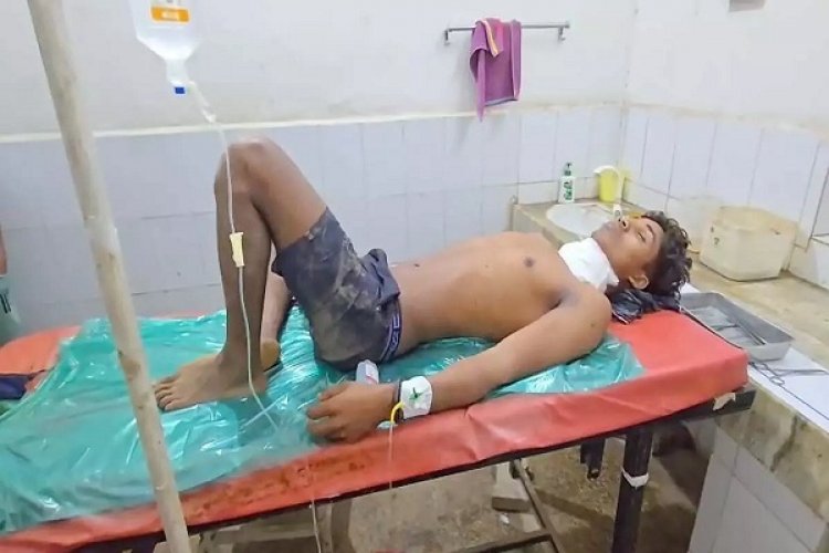 युवक पर भालू ने किया हमला: