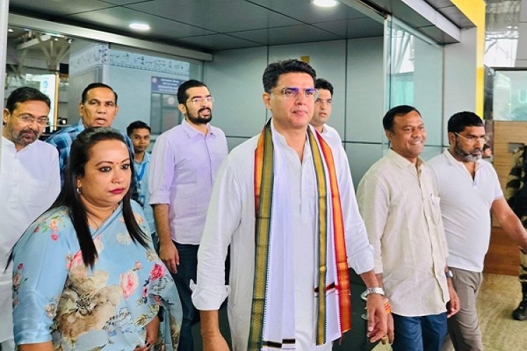 सचिन पायलट रायपुर पहुंचे